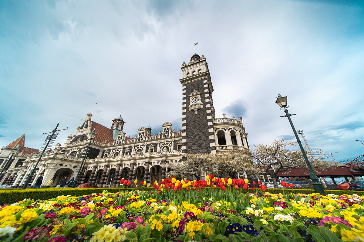 Day 13 image 1 Dunedins railway station one of New Zealnds most photographed buildings credit DunedinNZ WEB